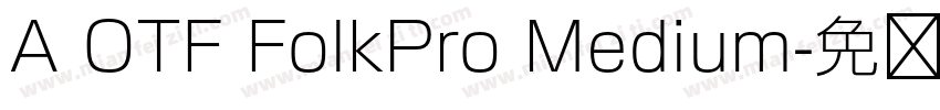 A OTF FolkPro Medium字体转换